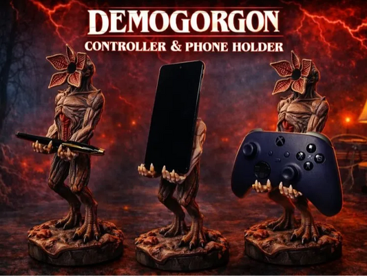 Monster creature phone and controller holder