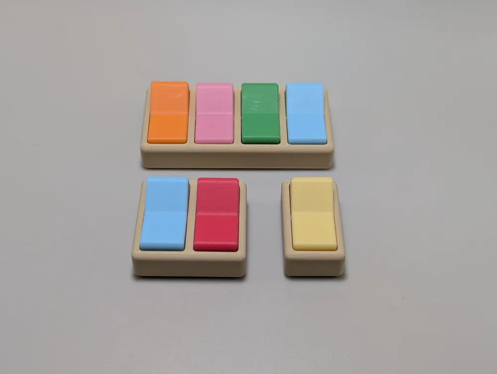 3D printed rocker fidget switch