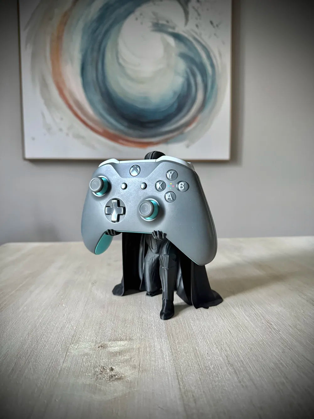 Dark lord helmet controller stand