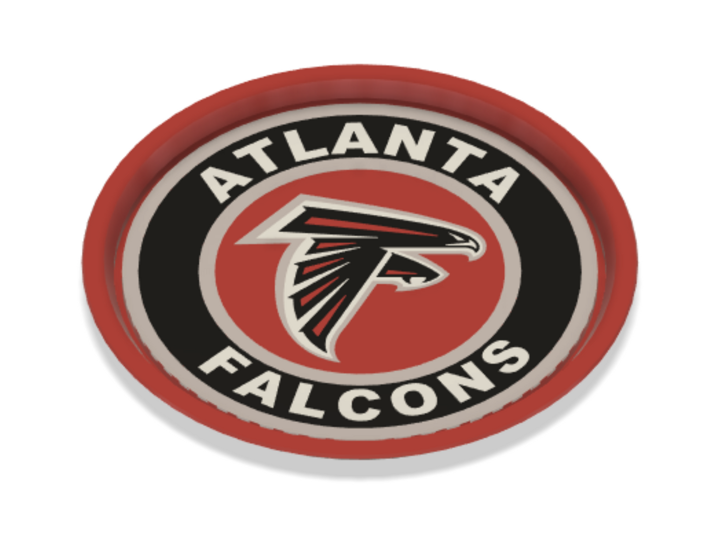 NFL Stackable Coaster Set (All 32 Teams) – 3D Printed Football Fan Table Accessories