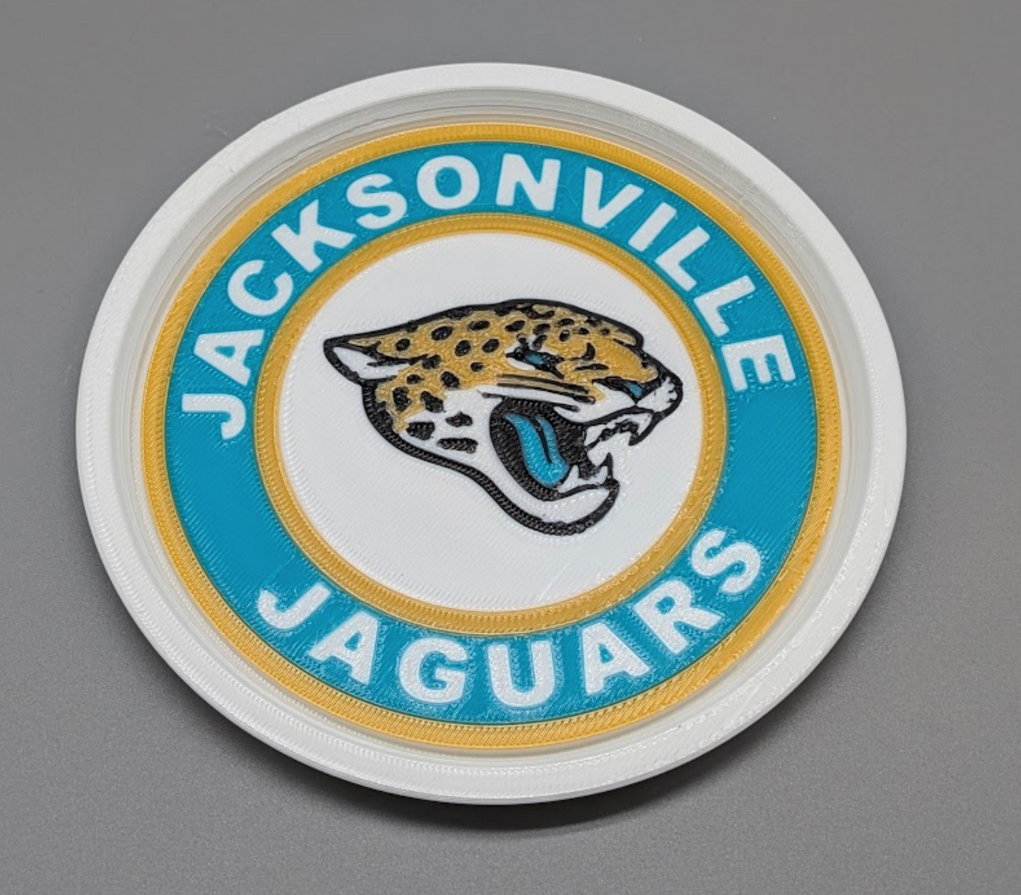 NFL Stackable Coaster Set (All 32 Teams) – 3D Printed Football Fan Table Accessories