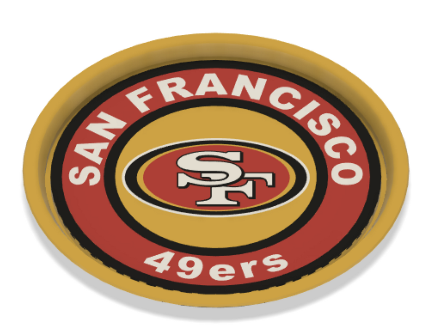 NFL Stackable Coaster Set (All 32 Teams) – 3D Printed Football Fan Table Accessories
