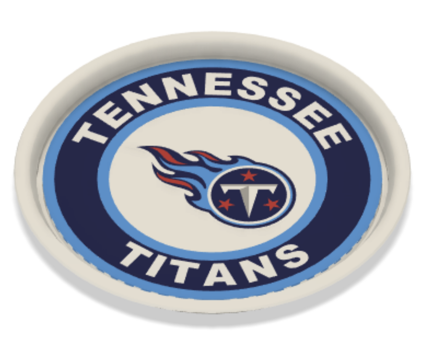 NFL Stackable Coaster Set (All 32 Teams) – 3D Printed Football Fan Table Accessories