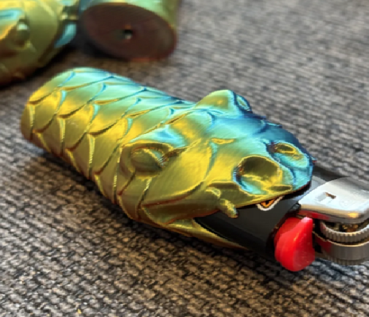 Snake Bic Lighter Sleeve